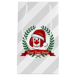 Jolly Canadian Flag Weihnachtsstil Kleine Geschenktüte