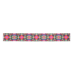 Jolly Christmas Colorful Maximalist Moderne froh Satinband