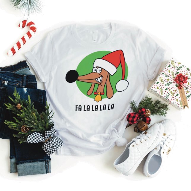 Jolly Christmas Dackel T - Shirt (Von Creator hochgeladen)