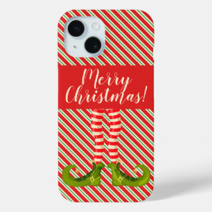 Jolly Christmas Elf Legs and Stripes Case-Mate iPhone Hülle