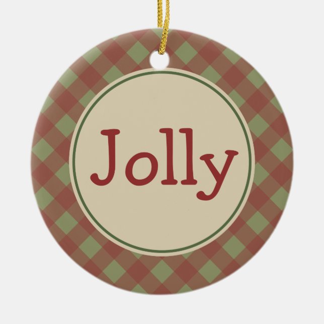 Jolly Christmas Ornament (Vorne)