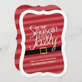 Jolly Christmas Santa Claus Anzug - Non-Foto Feiertagskarte