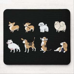 Jolly Corgis Mousepad