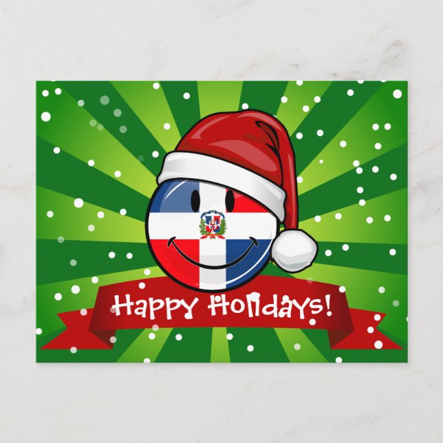 Jolly Dominican Republic Flag Weihnachten (Vorderseite)