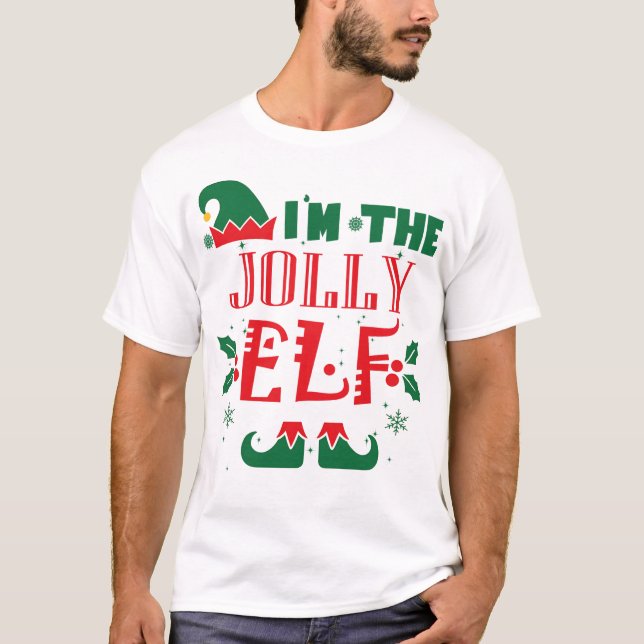 JOLLY ELF T-Shirt (Vorderseite)