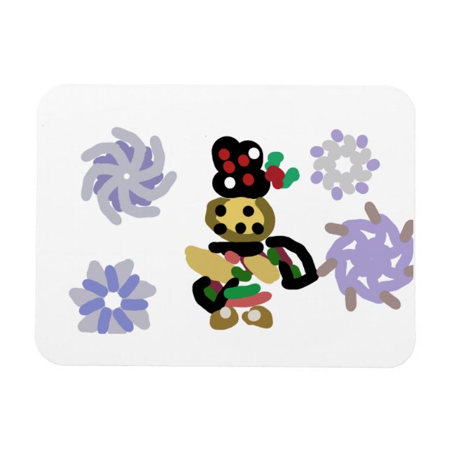 Jolly Gingerbread Magnet (Horizontal)