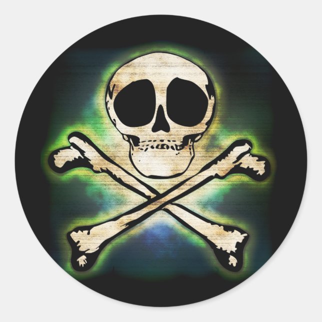 Jolly Glow Runder Aufkleber (Vorderseite)