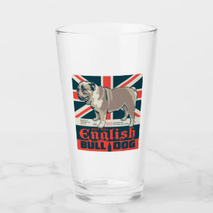Jolly Good English Bulldog Glas