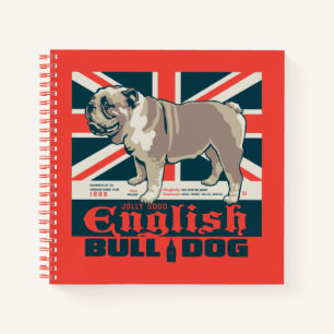Jolly Good English Bulldog Notizbuch