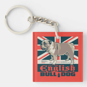 Jolly Good English Bulldog Schlüsselanhänger