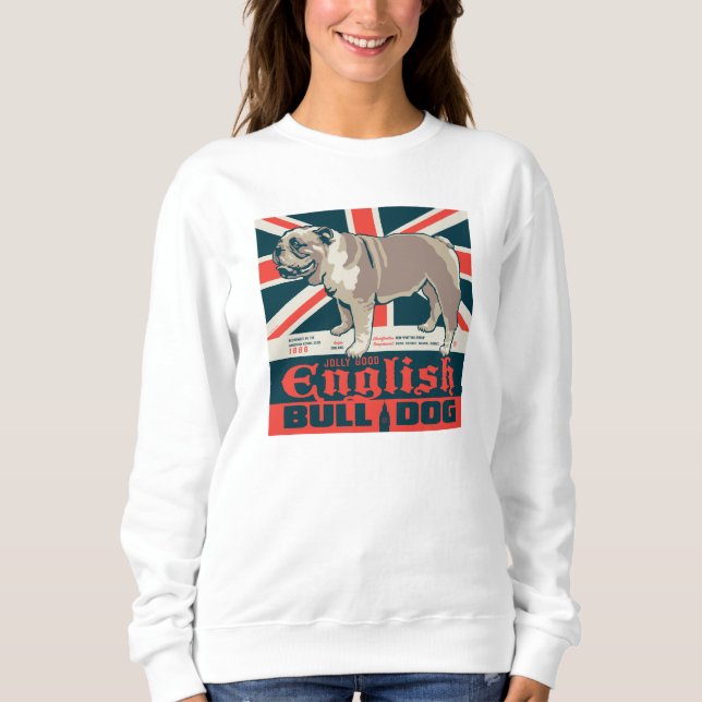 Jolly Good English Bulldog Sweatshirt (Vorderseite)