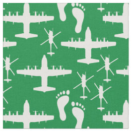 Jolly Green Rescue Team Muster Fabric Stoff