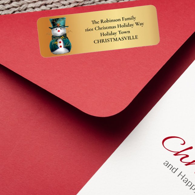 Jolly Green Snowman Whimsical Weihnachten (Von Creator hochgeladen)