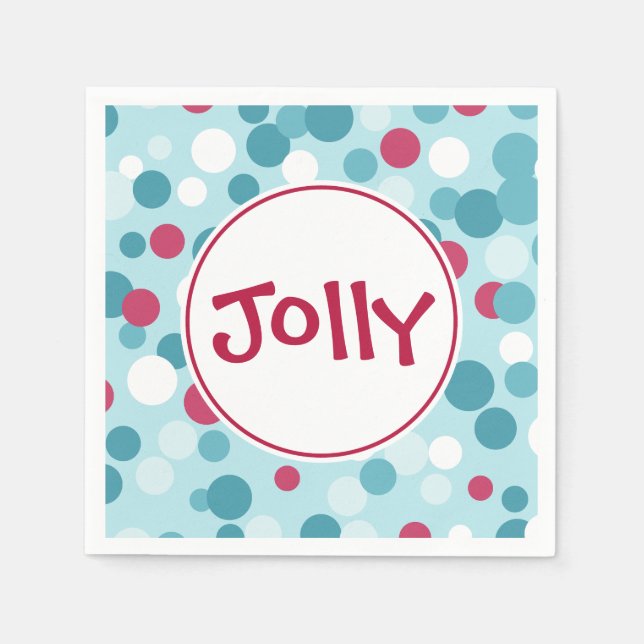 Jolly Holiday Napkins Serviette (Vorderseite)