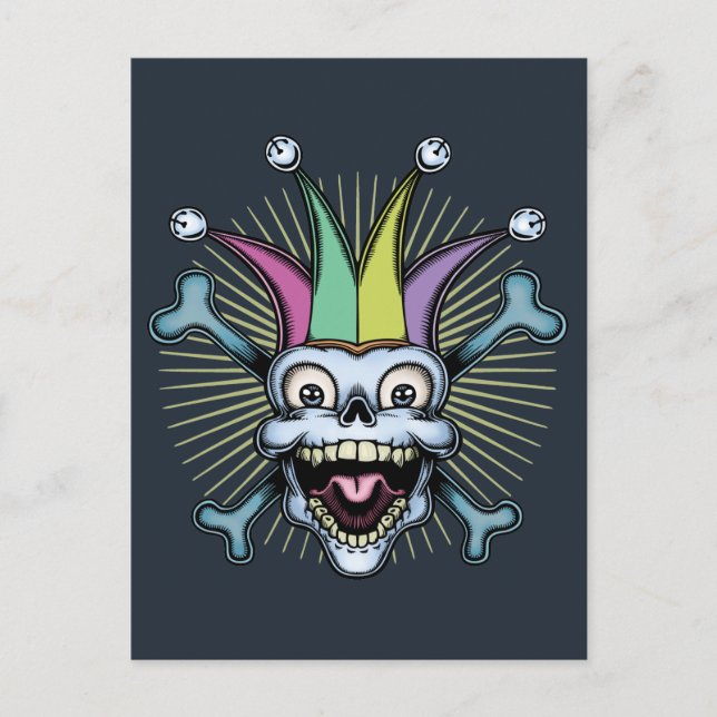 Jolly Jester Postkarte (Vorderseite)