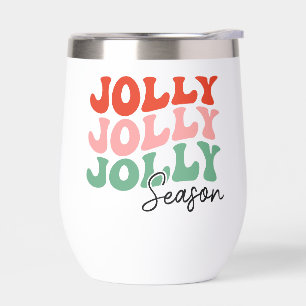 Jolly Jolly Jolly Season Retro Holiday Typografie