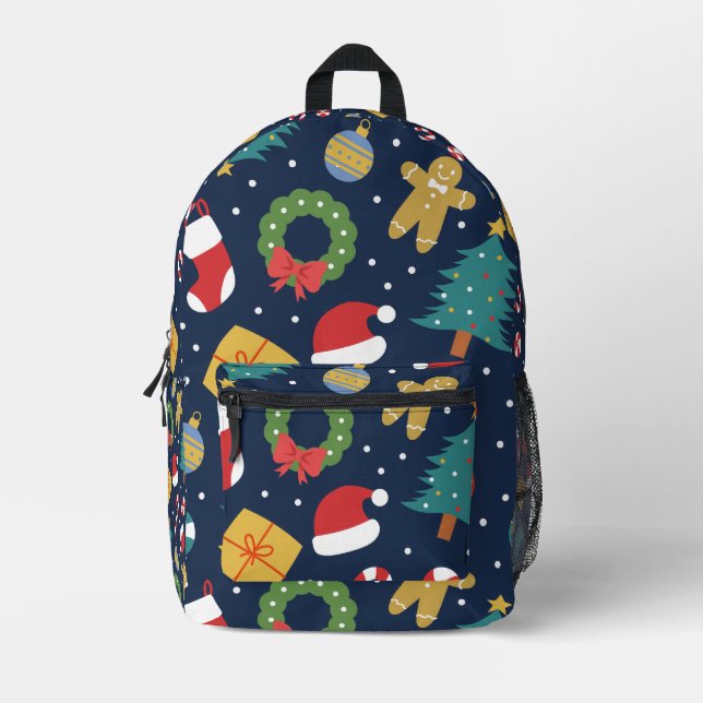 Jolly Jumble Holiday Backpack Bedruckter Rucksack (Vorderseite)