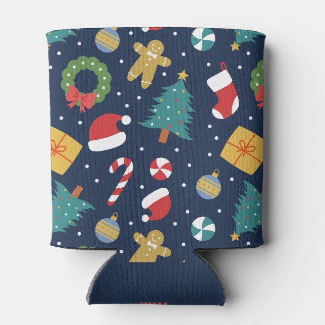 Jolly Jumble Holiday Beverage Cooler Dosenkühler (Rückseite)