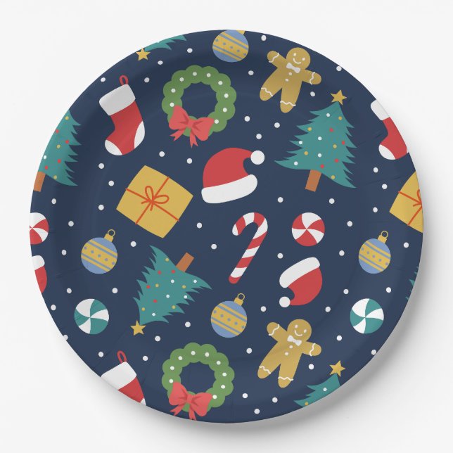 Jolly Jumble Holiday Paper Tellers Pappteller (Vorderseite)