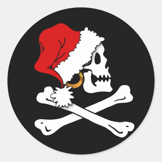 Jolly Kris Kringle Roger Sticker (Vorderseite)