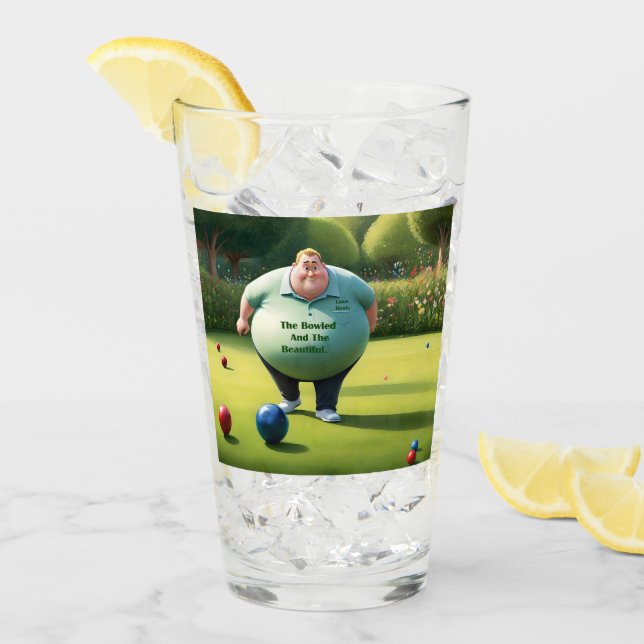 Jolly Lawn Bowler Man, Glas (Vorderseite Ice)