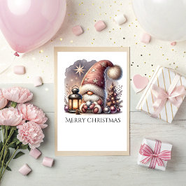 Jolly Little Gnome Christmas Card Dankeskarte