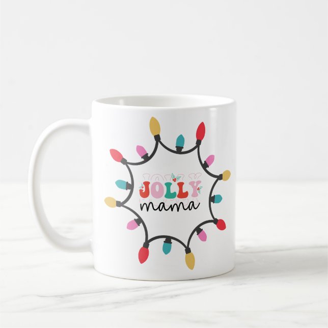 Jolly mama-chritmas leichte Tasse (Links)