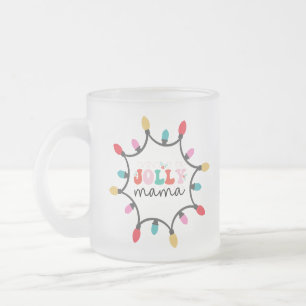 Jolly mama-Weihnachtslicht Mattglastasse