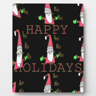 Jolly Mouse Santa: Eine lustige Urlaubserscheinung Fotoplatte