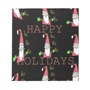 Jolly Mouse Santa: Eine lustige Urlaubserscheinung Notizblock