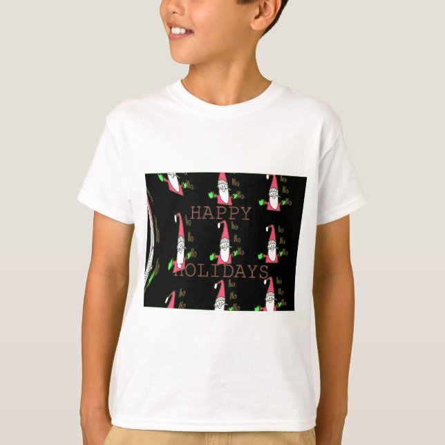 Jolly Mouse Santa: Eine lustige Urlaubserscheinung T-Shirt (Vorderseite)