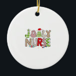 Jolly Nurse, Halloween Classic T-Shirt Keramik Ornament<br><div class="desc">Jolly Nurse,  Halloween Classic T-Shirt</div>