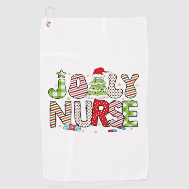 Jolly Nurse, Halloween Klassischer T - Shirt Golfhandtuch (Vorderseite)