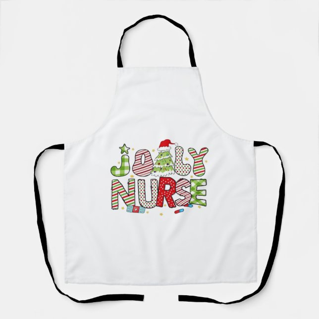 Jolly Nurse, Halloween Klassischer T - Shirt Schürze (Vorderseite)