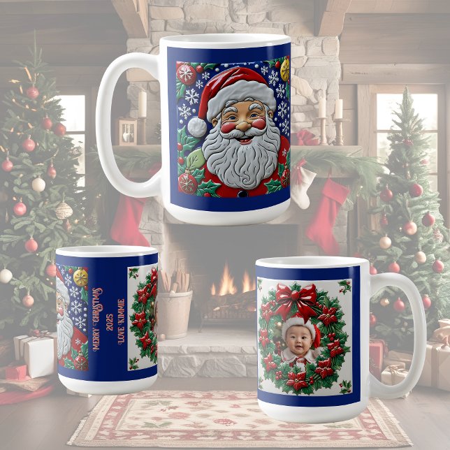 Jolly Ol Saint Nick individuell anpassbar Kaffeetasse (Von Creator hochgeladen)