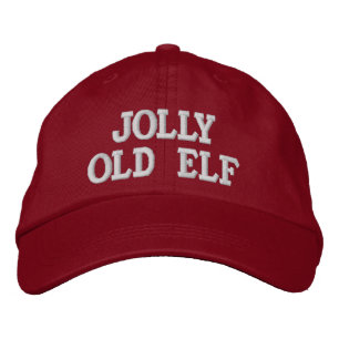 Jolly Old Elf Embroidery Cap Bestickte Kappe