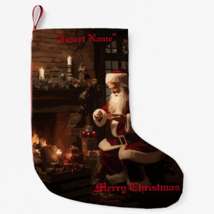 Jolly Old Saint Nick Kleiner Weihnachtsstrumpf
