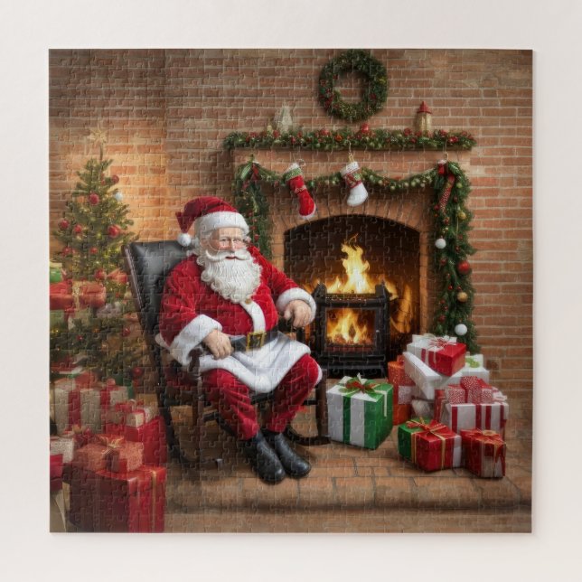 Jolly Old Santa Claus Puzzle (Vertikal)