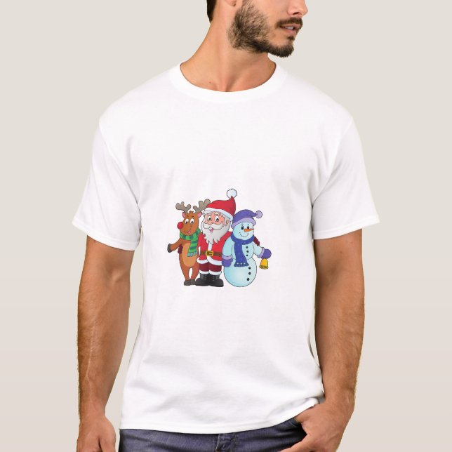"Jolly Old St Nicholas: Die verzaubernde Geschicht T-Shirt (Vorderseite)