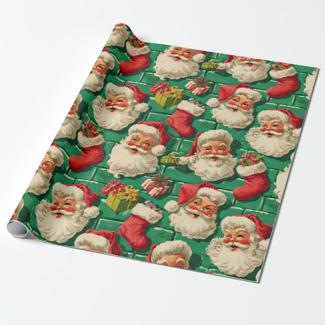 Jolly Old St. Nicks Geschenkpapier (Ungerollt)
