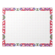 Jolly Red Froerful Christmas Dot Grid BuJo Planner