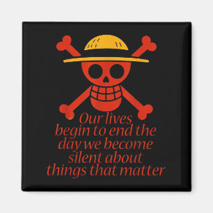 Jolly Roger Unsere Leben Dinge, die zählen Magnet