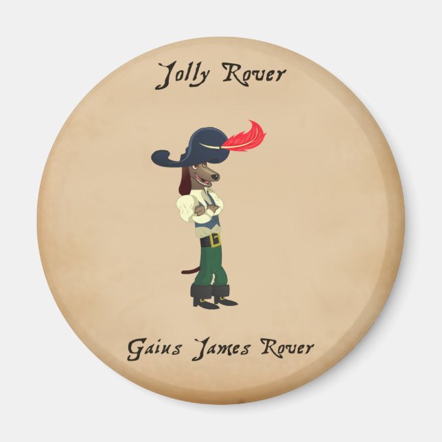 Jolly Rover - Gaius Sarcastic Magnet (Vorne)