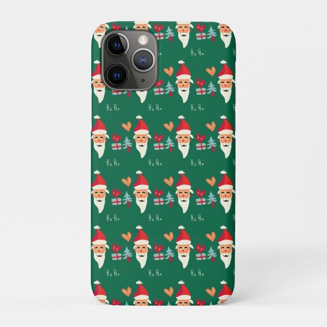 Jolly Santa Christmas Design Case-Mate iPhone Hülle (Rückseite)