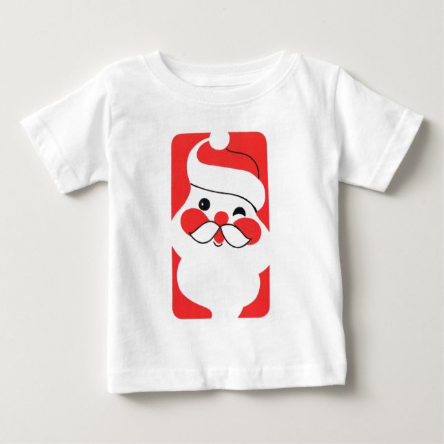 Jolly Santa Claus Baby T-shirt (Vorderseite)