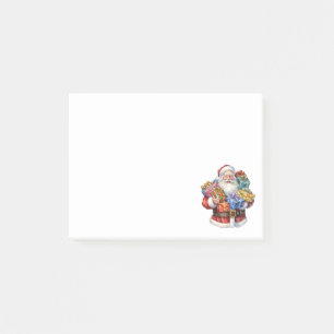 Jolly Santa Claus Classic Christmas Post-it Klebezettel