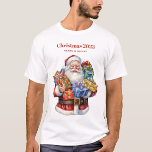 Jolly Santa Claus Classic Christmas T-Shirt