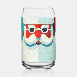 jolly Santa Claus face Dosenglas