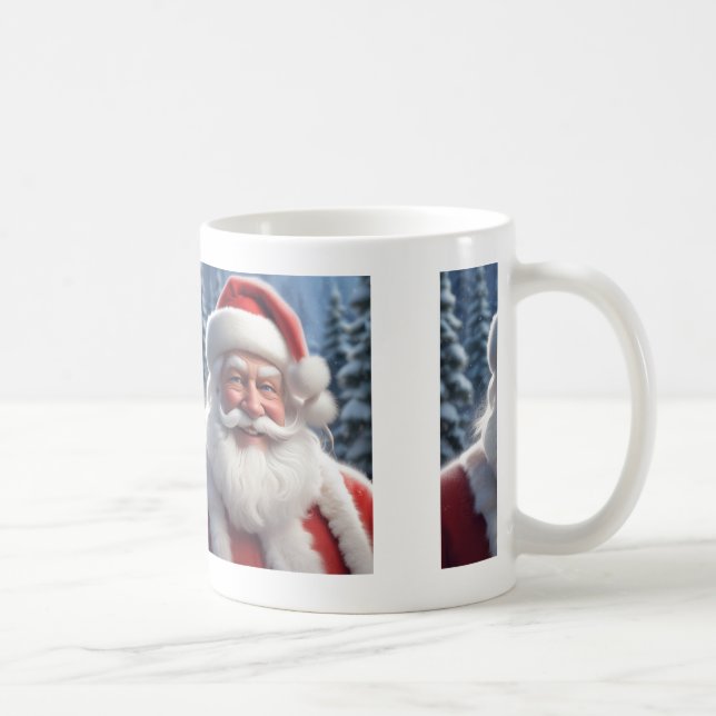 "Jolly Santa Claus - Festliche Weihnachtsfeier Tas Kaffeetasse (Rechts)