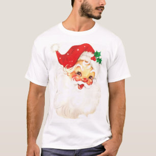 Jolly Santa Claus Hat Christmas Vintag T-Shirt